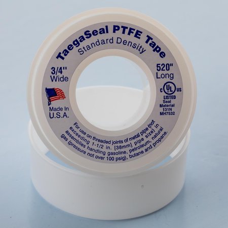 Taegatech Standard PTFE Thread Seal Tape 3/4" x 520" 3/4x520